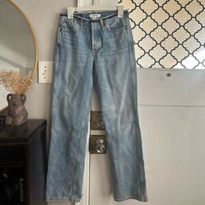 Re/done 90s High Rise Loose Blue Women's Jeans